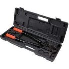 PEX-AL-PEX krimpelő készlet TH és U fejekhez,+ 3db TH fej