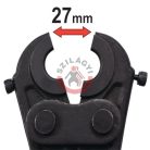 PEX-AL-PEX krimpelő készlet TH és U fejekhez,+ 3db TH fej