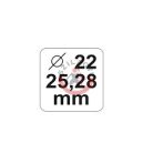 Csőperemező készlet 3 részes 22, 25, 28mm