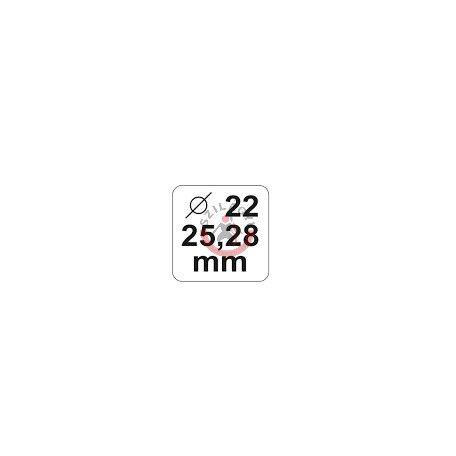 Csőperemező készlet 3 részes 22, 25, 28mm