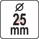 Körkivágó csaptelepekhez 25 mm