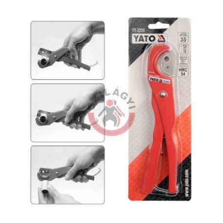 PVC csővágó olló 35mm /PVC, PP, PU, PE/