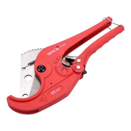 PVC csővágó olló 63mm /PVC, PP, PU, PE/