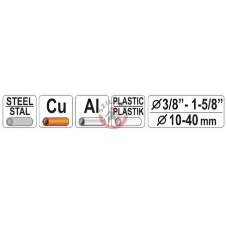 Csővágó 10-40mm /Steel, Al, Cu, Plastic/
