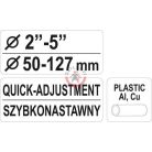 Csővágó 50-127mm /Plastic, Al, Cu/