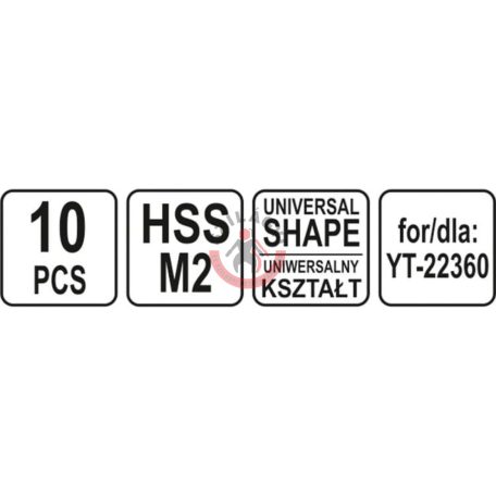 Sorjázó penge 10db/cs /YAT-22360/