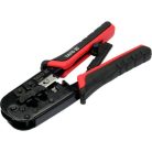 Krimpelő fogó UTP hálózati (RJ45) és telefon (RJ11) csatlakozókhoz