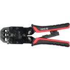 Krimpelő fogó UTP hálózati (RJ45) és telefon (RJ10, RJ11, RJ12) csatlakozókhoz