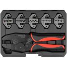 Racsnis krimpelő fogó készlet 6 részes