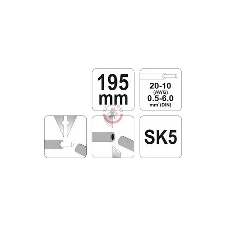 Automata blankoló fogó 0.5-6.0mm2 kábelcsupaszító