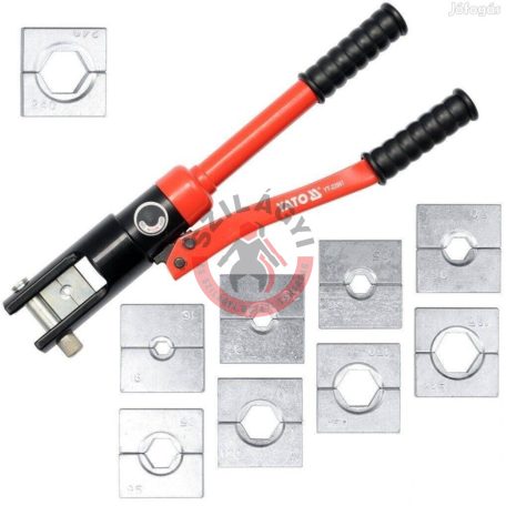 Kézi hidraulikus prés 10-120mm2 Al, Cu