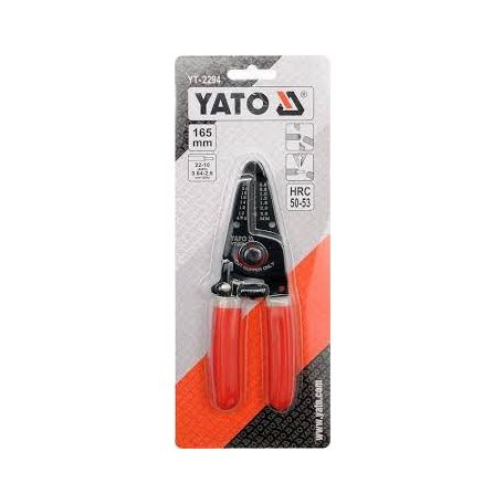 Blankoló fogó 0.64-2.6mm2 165mm kábelcsupaszító