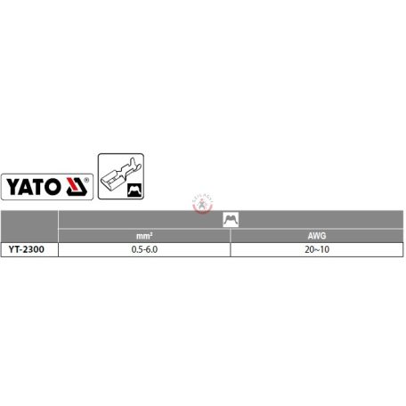 Saruzó fogó 0.5-6.0mm 230mm