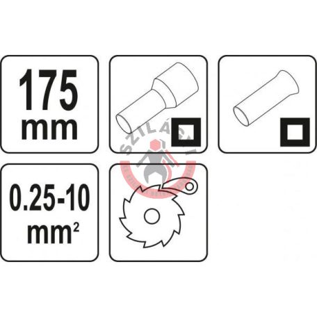 Saruzó fogó 0.2-6.0mm 175mm