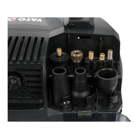 Akkus kompresszor 8 bar 2 x 18 V (2 x 3,0 Ah akku + töltő)