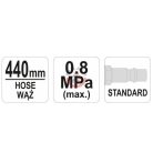 Órás tömlőfúvató 440mm 0.8MPa
