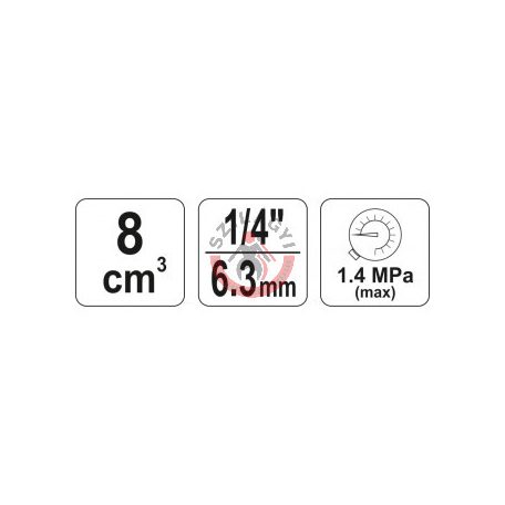 1,4 MPa -os levegőelőkészítő 1/4"