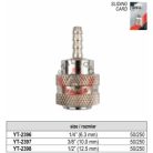 Gyorscsatlakozó tömlővéges 1/4" (6.3mm)