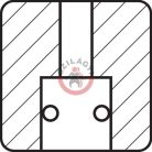 Gyorscsatlakozó tömlővéges 1/4" (6.3mm)
