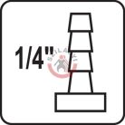 Gyorscsatlakozó tömlővéges 1/4" (6.3mm)