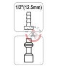 Gyorscsatlakozóvég tömlővéges 1/2" (12.7mm)