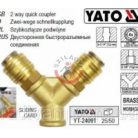 Levegőelosztó 2 csatlakozó menetes 3/8" belső