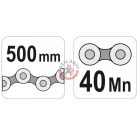 Láncos patentfogó 500mm