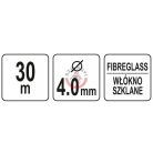 Kábelbehúzó 30 m hosszú