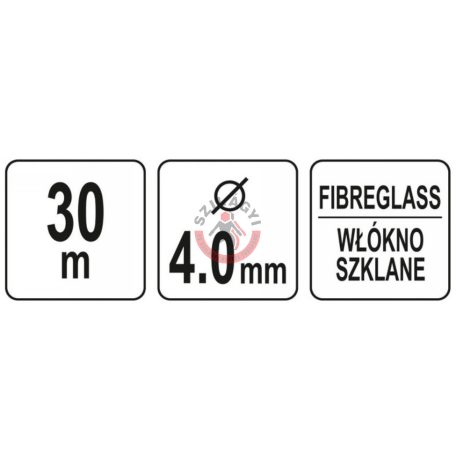Kábelbehúzó 30 m hosszú