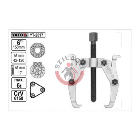 Csapágylehúzó 2 karos 6" 150mm