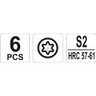 Órás csavarhúzó készlet 6 részes TORX (5,6,7,8,9,10)