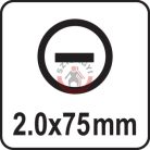 Csavarhúzó LAPOS 2x75mm