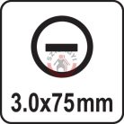 Csavarhúzó LAPOS 3x75mm