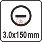 Csavarhúzó LAPOS 3x150mm