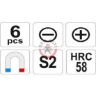 Csavarhúzó készlet 6 részes