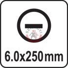 Üthető csavarhúzó LAPOS 6x250mm
