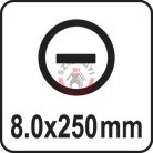 Üthető csavarhúzó LAPOS 8x250mm