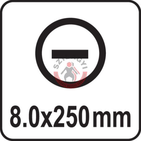 Üthető csavarhúzó LAPOS 8x250mm