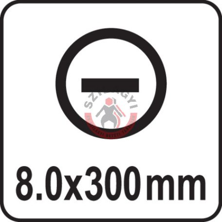 Üthető csavarhúzó LAPOS 8x300mm
