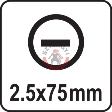 Szigetelt csavarhúzó 1000V LAPOS 2,5 x 75mm