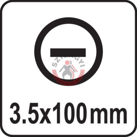 Szigetelt csavarhúzó 1000V LAPOS 3,5 x 100mm