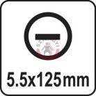Szigetelt csavarhúzó 1000V LAPOS 5.5x125mm