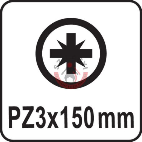 Szigetelt csavarhúzó 1000V PZ3x150mm