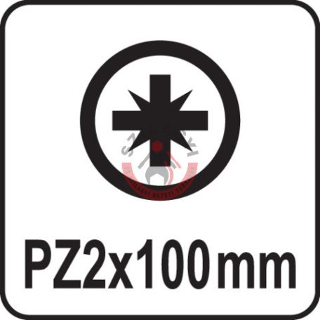 Szigetelt csavarhúzó 1000V PZ2x100mm