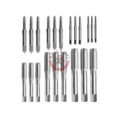 Menetfúró készlet 21 részes M3, M4, M5, M6, M8, M10, M12