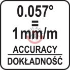 Ölesléc 1.5m, 2 libellás