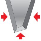 Rókafarkú fűrész 450 mm teflon bevonatos