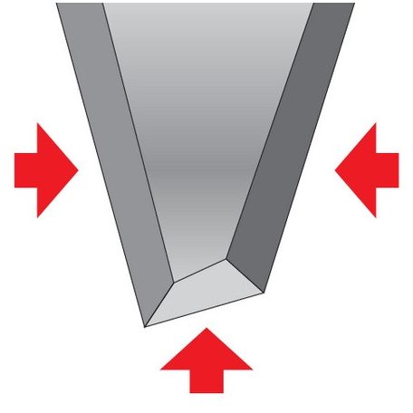 Rókafarkú fűrész 450 mm teflon bevonatos