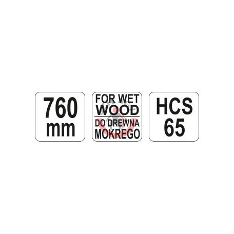 Cservágó fűrészlap 760mm nedves fára