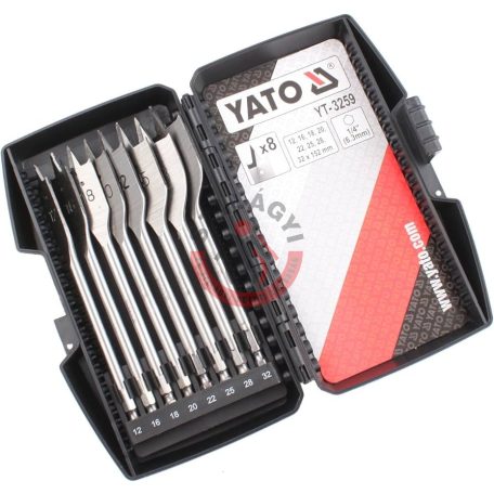 Homlokmarós fafúró készlet 8 részes